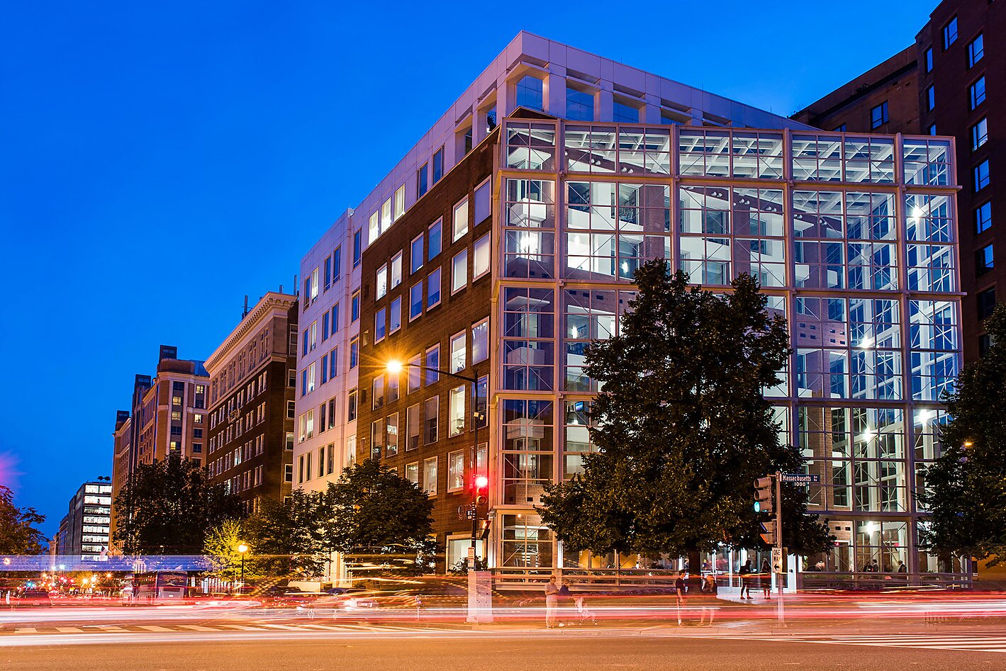 Cato Headquarters - Washington DC Building at Night