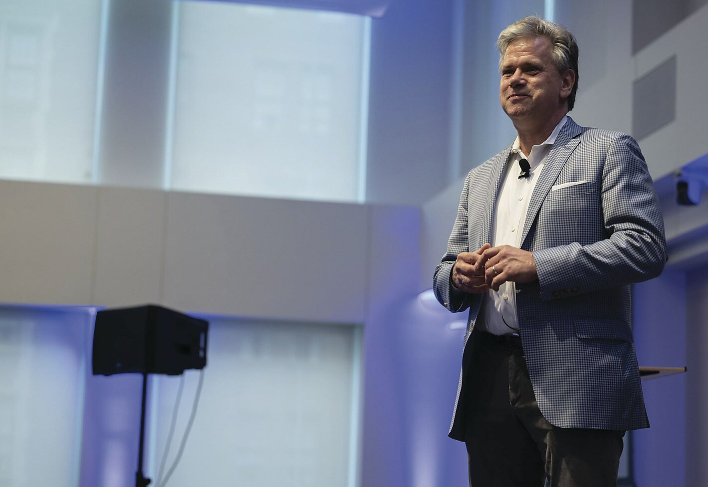 Peter Goettler speaking at Sphere