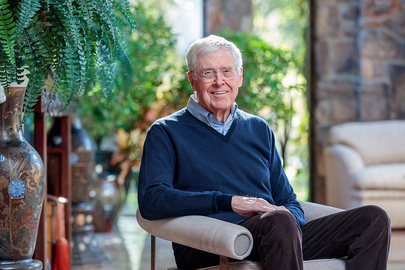 Charles Koch, winner of the 2025 Milton Friedman Prize for Advancing Liberty.