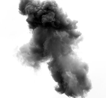 Plume of smoke
