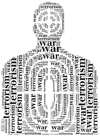 War and terrorism graphic