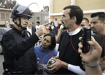 Police vs cameras