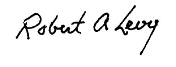 Robert Levy signature