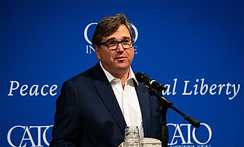 Jason Furman speaking at a Cato Institute event.