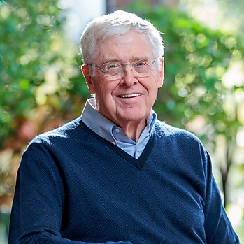 Charles Koch, winner of the 2025 Milton Friedman Prize