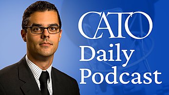 Cato Daily Podcast with Justin Logan headshot