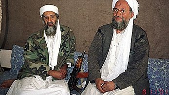 Bin Laden is interviewed by a Pakistani journalist
