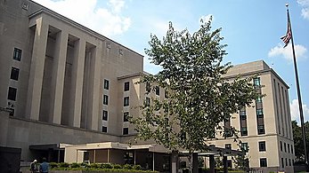 Department of State building in Washington DC