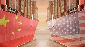 U.S. and China Trade Ships