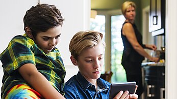 Child Online Safety stock image