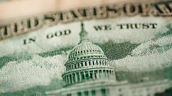 Capital Building with money