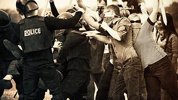 political violence protest