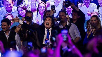 Milei winning mid-term elections