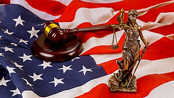 american flag, justice