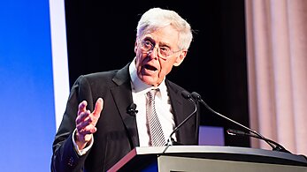 Charles Koch, winner of the 2025 Milton Friedman Prize