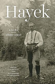 Hayek A Life cover