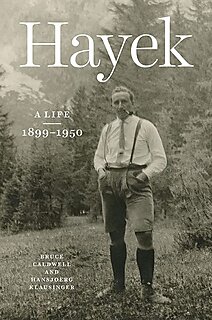 Hayek A Life cover