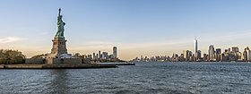 Statue of Liberty and NYC Skyline