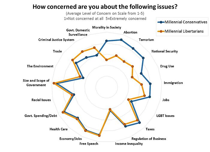 Liberal Vs Conservative Comparison Chart