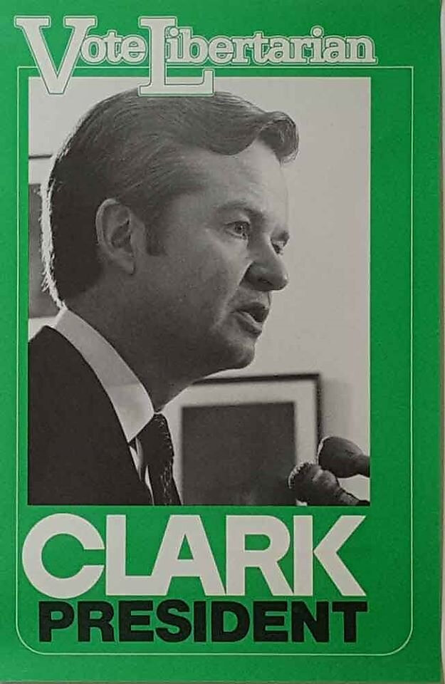 Ed Clark for President 1980 poster