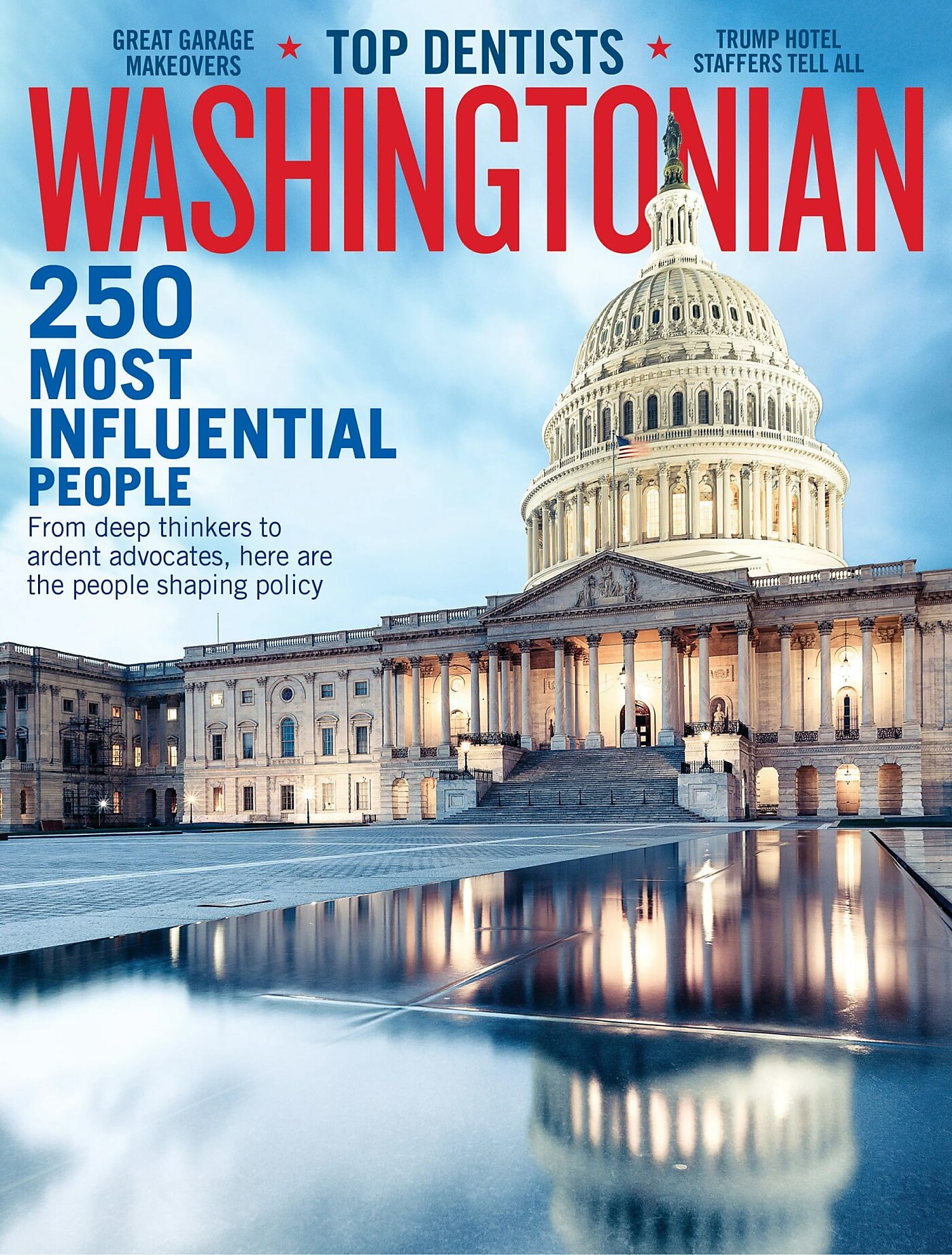 Washingtonian Magazine cover: 250 most influential people