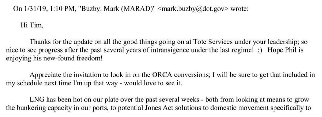 MARAD email