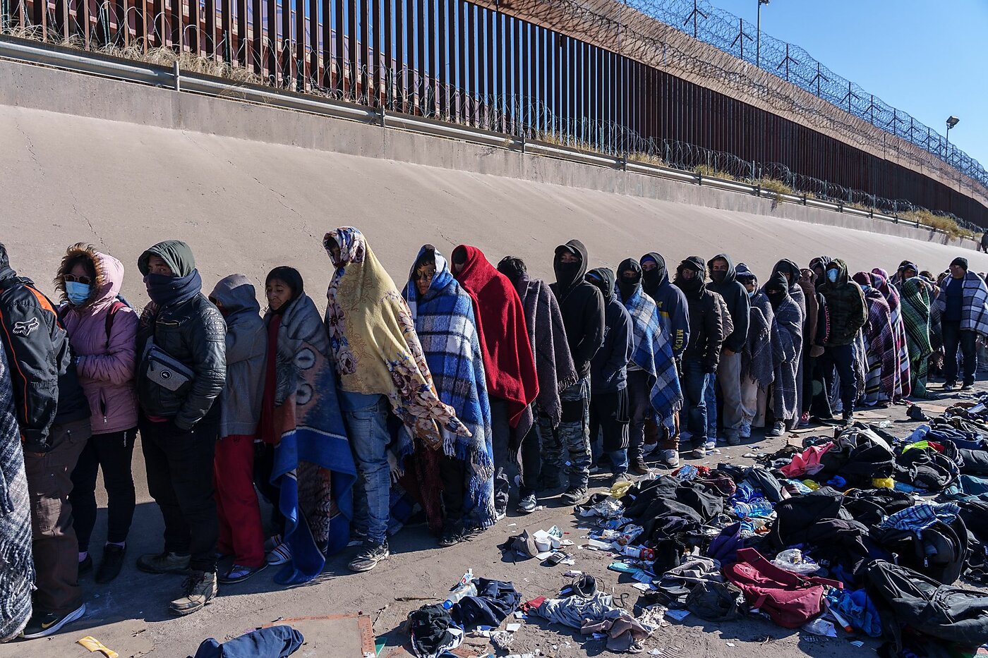 Photo of asylum seekers