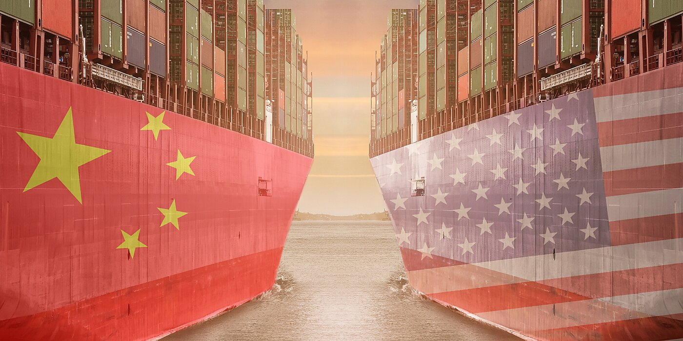 U.S. and China Trade Ships