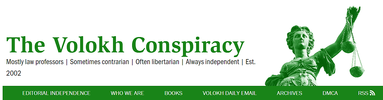 volokh conspiracy, screenshot