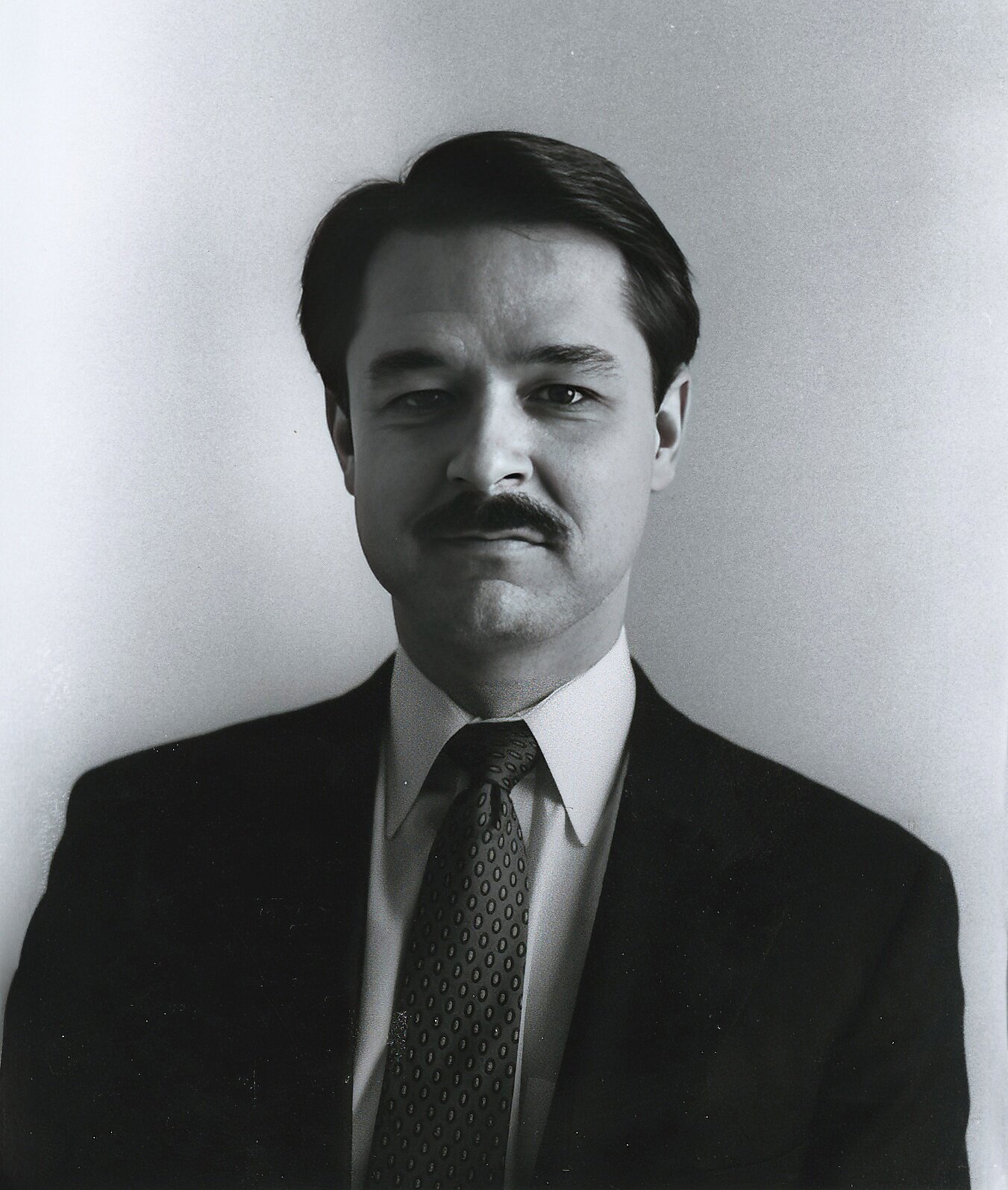 Portrait of David Boaz from his early years at Cato.