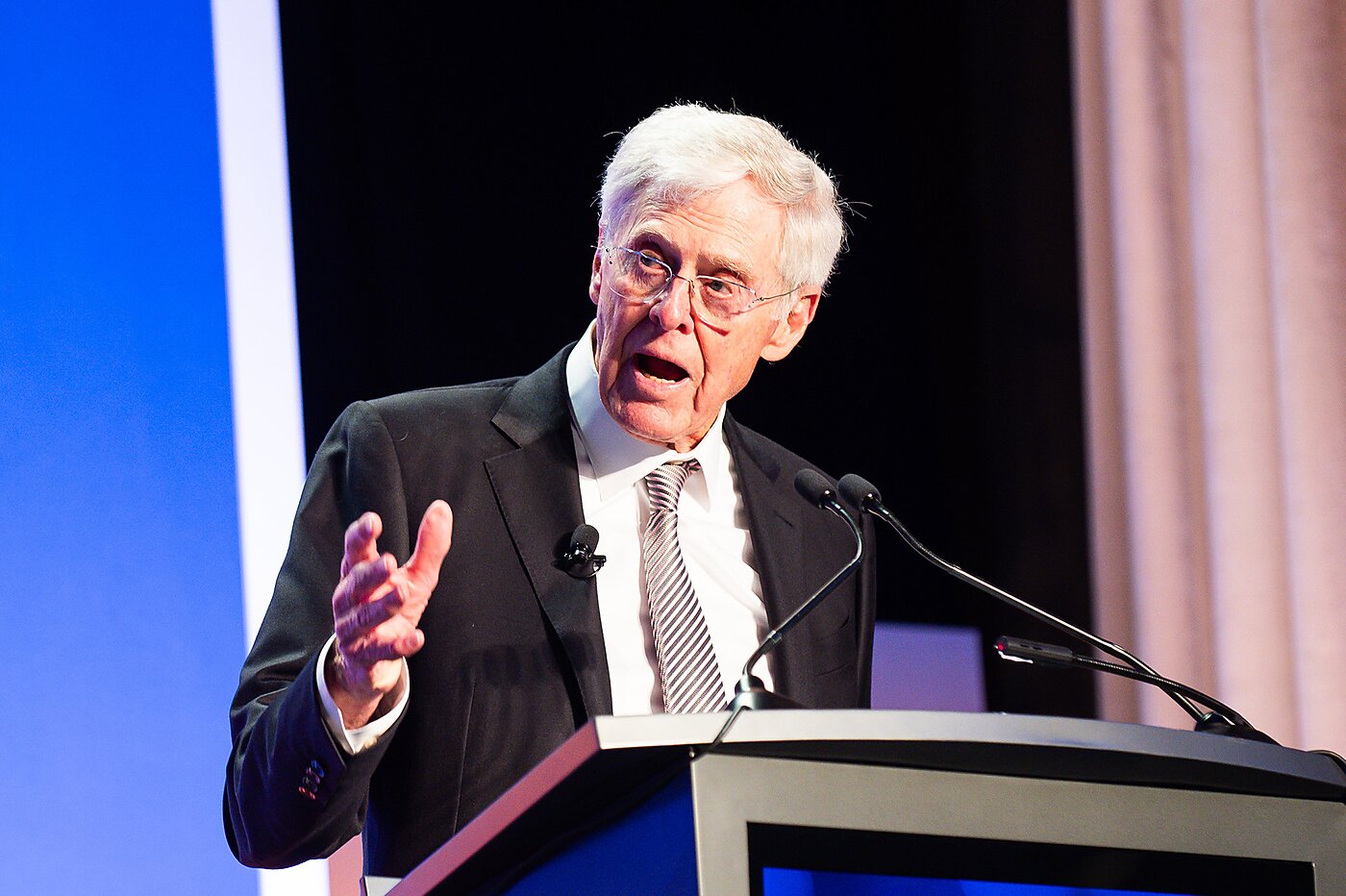 Charles Koch, winner of the 2025 Milton Friedman Prize