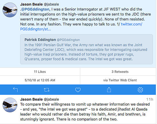 Jason Beale ex-interrogator critique of PGE