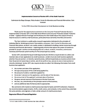 Implementation Concerns of Section 1071 of the Dodd-Frank Act