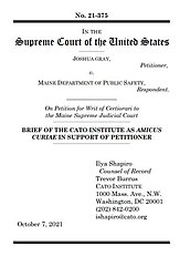 <em>Gray v. Maine Department of Public Safety</em> cover