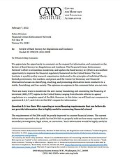 Review of Bank Secrecy Act Regulations and Guidance - cover