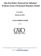 Has Fed Policy Mattered for Inflation? Evidence from a Structural Monetary Model - cover