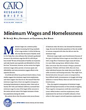 Minimum Wages and Homelessness - cover