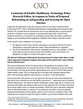 Safeguarding and Securing the Open Internet - cover