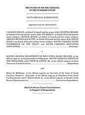 Eidson v. South Carolina Department of Education - legal brief cover