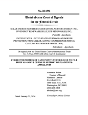 Solar Energy Industries Association v. United States cover