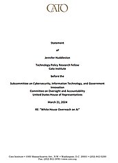 White House Overreach on AI - publication cover