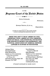 Gonzalez v. Trevino brief cover