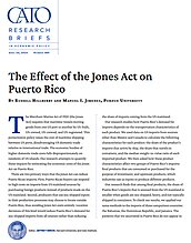 The Effect of the Jones Act on Puerto Rico - research brief 380 - cover 