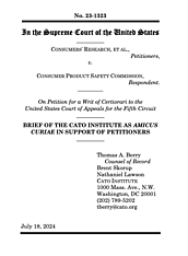 Consumers’ Research v. Consumer Product Safety Commission cover