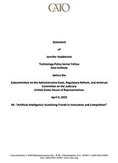 Artificial Intelligence: Examining Trends in Innovation and Competition - pub cover