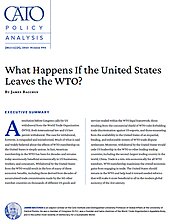 What Happens If the United States Leaves the WTO? - pub cover - no date