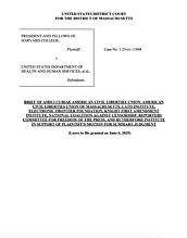 Harvard v. HHS cover