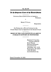 National Rifle Association v. Vullo cover