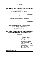 Canna Provisions v. Bondi cover