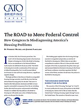The ROAD to More Federal Control: How Congress Is Misdiagnosing America’s Housing Problems - pub cover